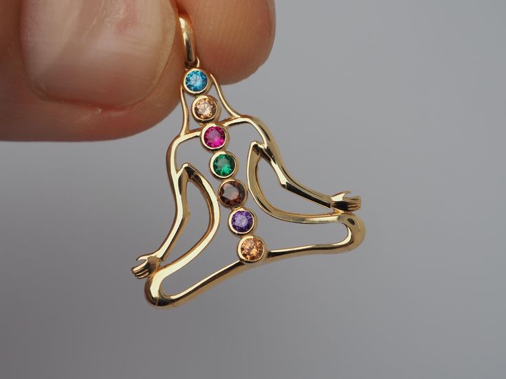 Yogi Pose Silhouette Pendant