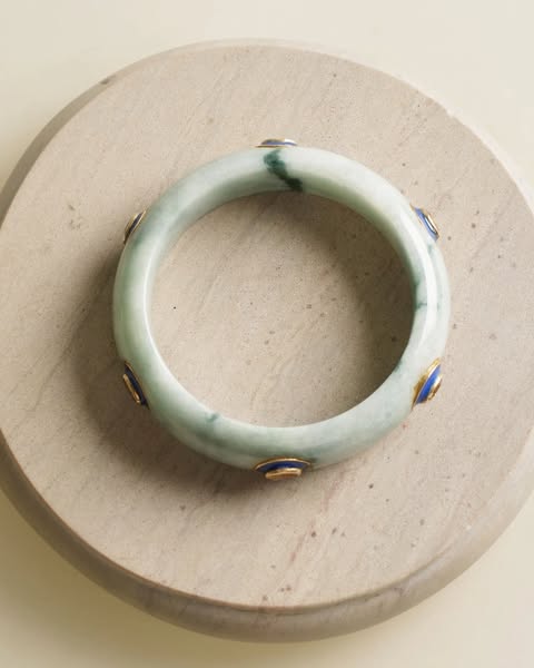 Aaranya – Jade Enamel Bangle