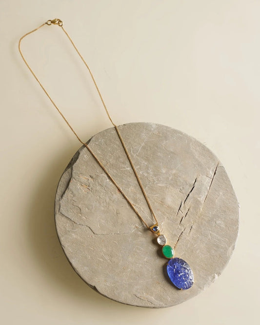 Blue Monarch Pendant