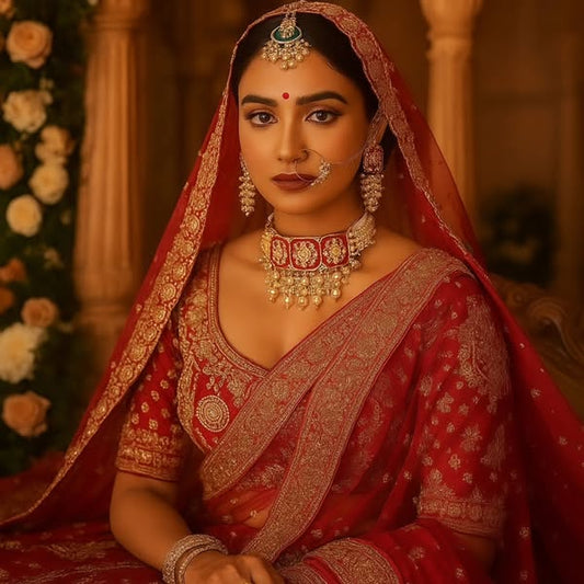 Regal Ravya Choker & Earrings Set