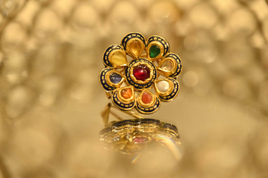 Navratna Ring Flower