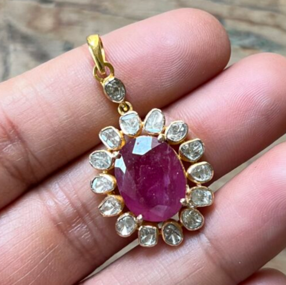 Barely Basic Ruby Pendant