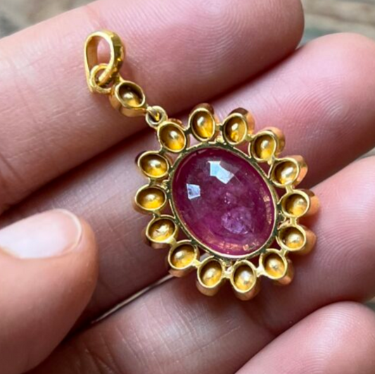 Barely Basic Ruby Pendant