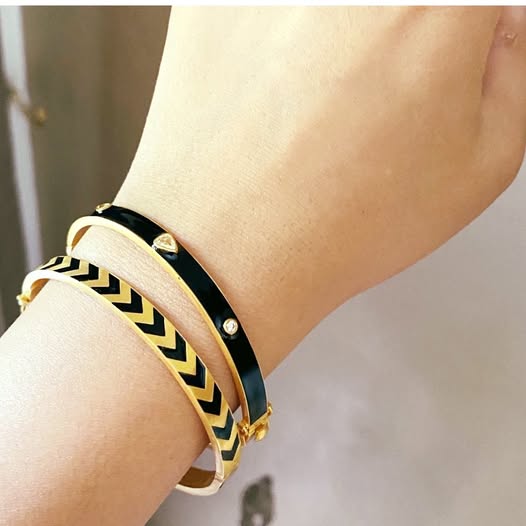 Chevron Edge Bangles