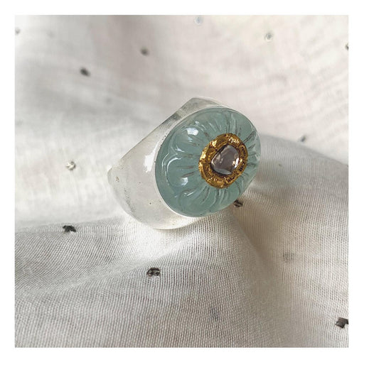 Feroza Phool Ring