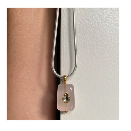 Rosé Aura Pendant