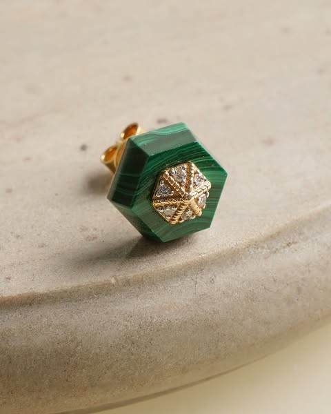 Emerald Empress Studs