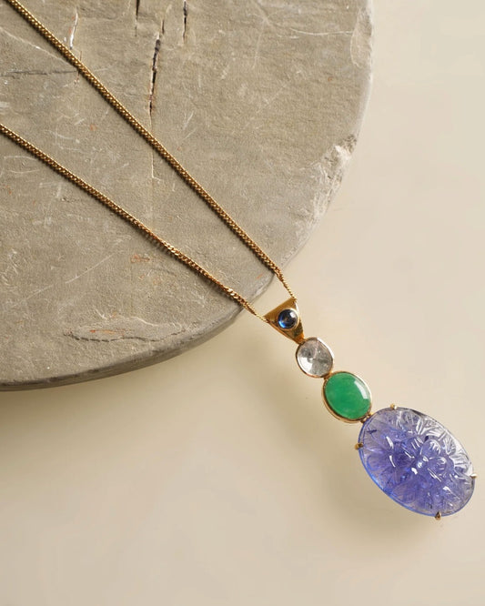 Blue Monarch Pendant