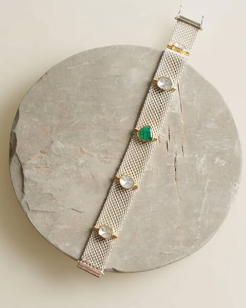 Aria Silver Mesh Bracelet