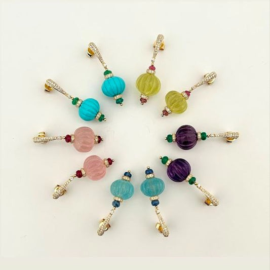 RangMahal Carved Drops