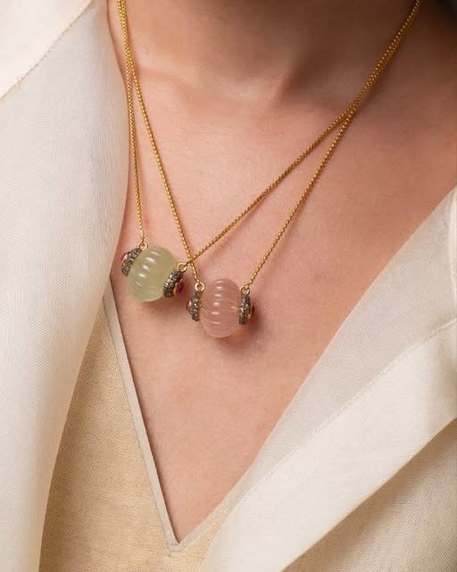 Celestia Dewdrop Duo Necklace