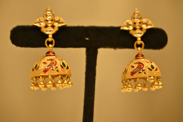 Classic Gold Jhumkis