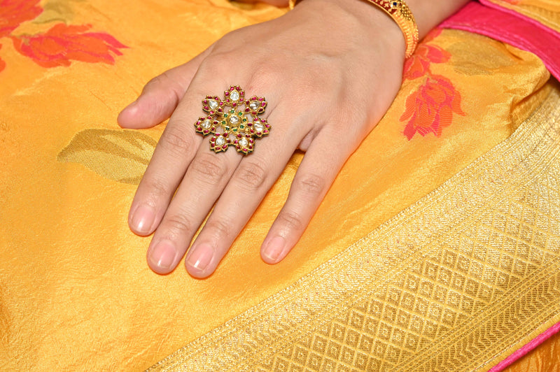 Kundan Ring Large