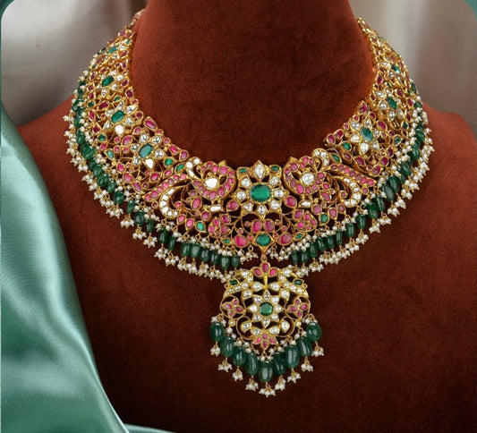 Ruby and Emerald Necklace