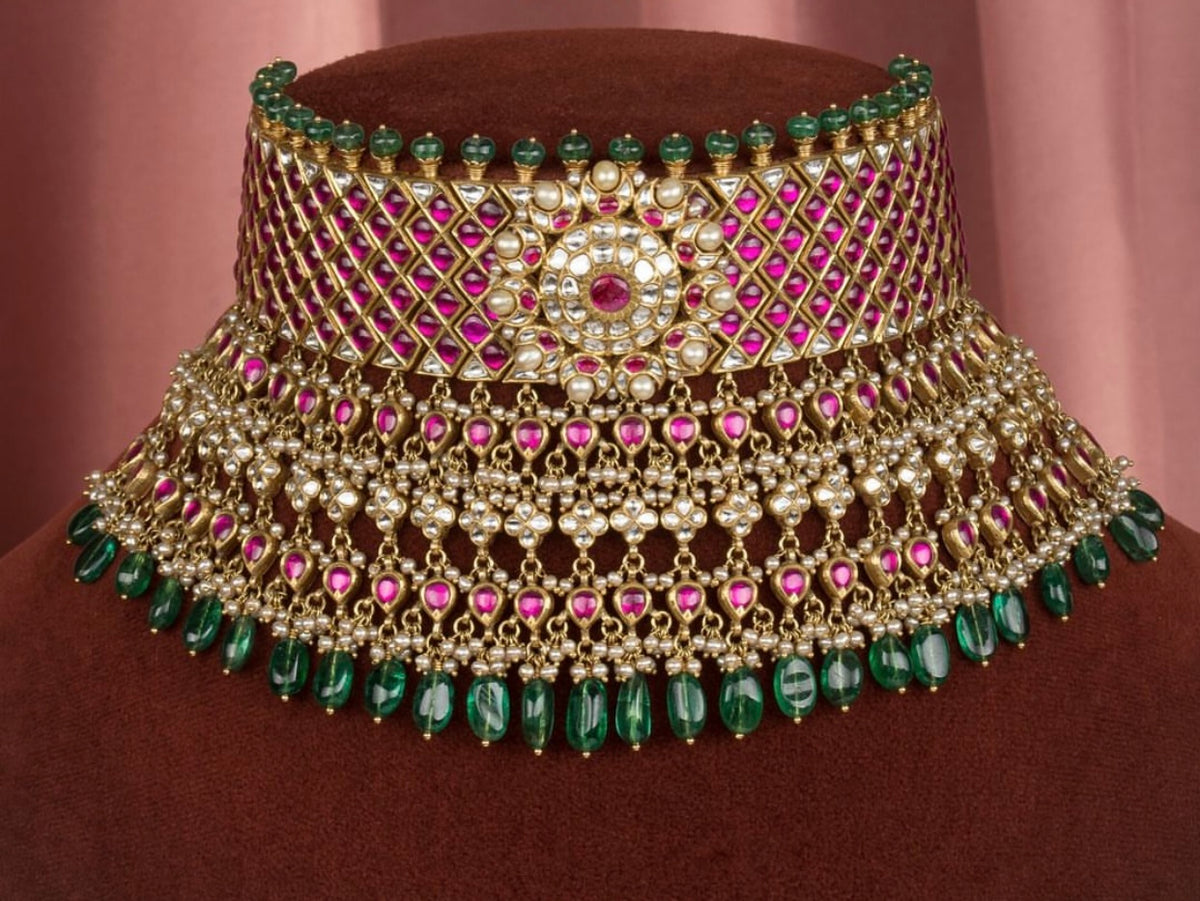 Rubies & Pearl Necklace