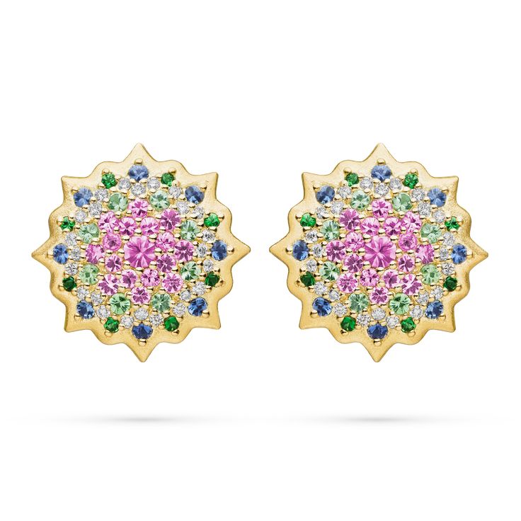 Mandala Studs