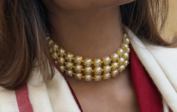 The Golden Globe Pearl Choker