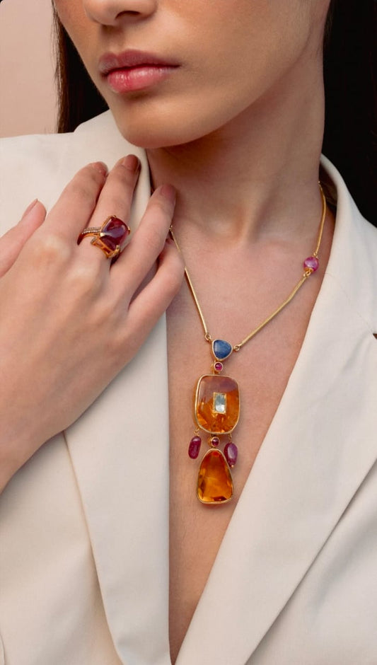 Rang Mahal – Royal Prism Necklace