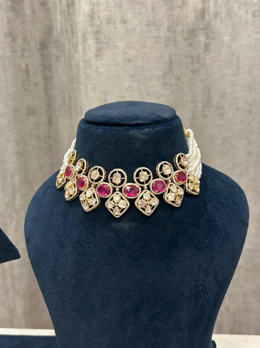 Opulence Crown Choker Set