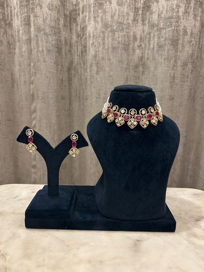 Opulence Crown Choker Set